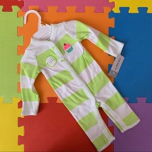 Carter’s cupcake snap up footless sleep and play